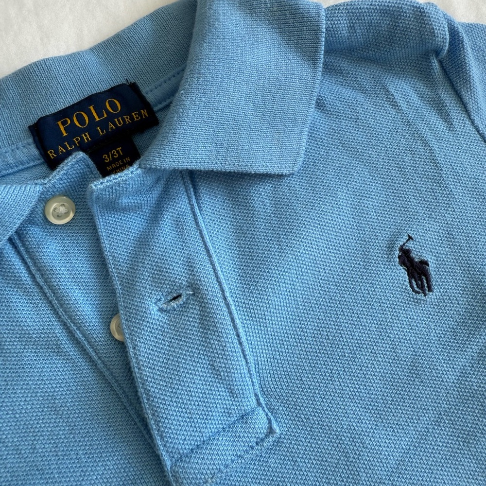 Ralph Lauren Kids Blue Polo Shirt